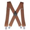 Men's 5 Cm Elastic Casual Polyester Suspenders with Clips