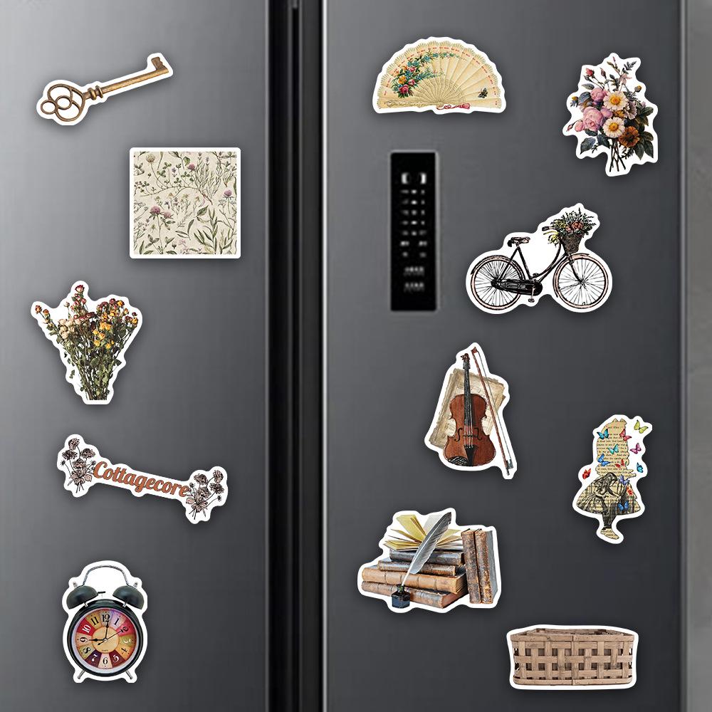 50 Retro Sticker Set for DIY: Decorate Water Bottles, Phone Cases, Laptops, Journals & Toys
