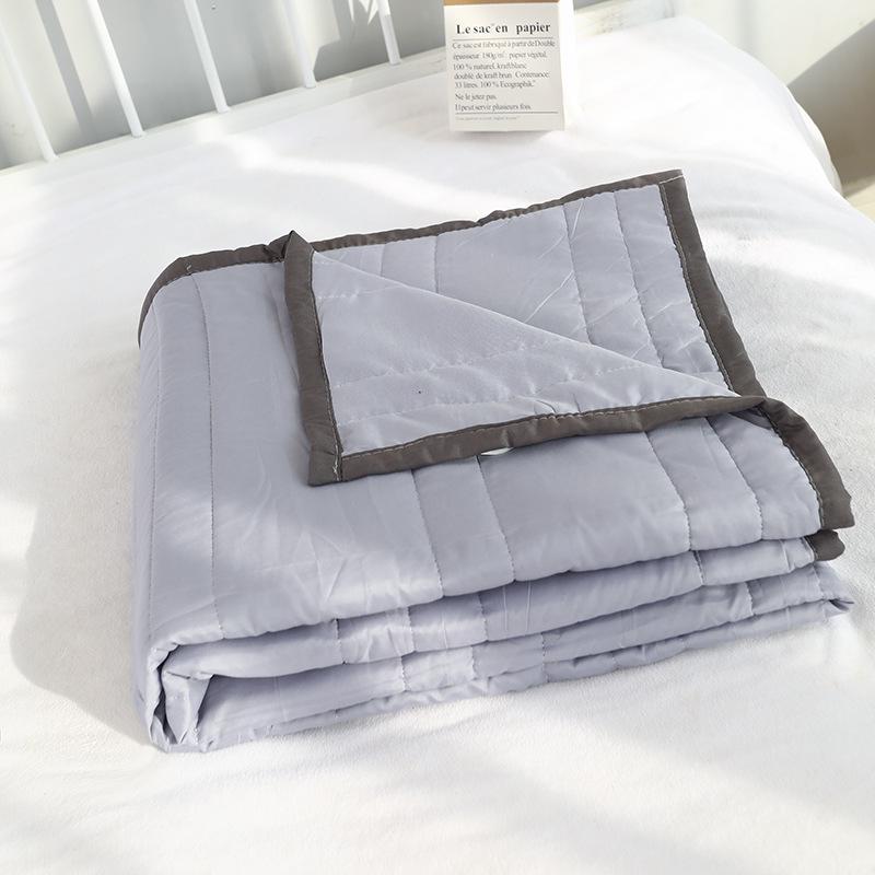 Washable Cotton Summer Quilt - Cooling and Lightweight for Single & Double Beds