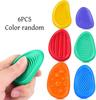 Fidget Toy Sensory Stone For Kid Autism Kid Calming Toy Fingers Activity Toy Adults Anxiety Relief Toy Colorful Soft Worry Stone