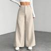 Women High Waisted Corduroy Loose Wide Leg Casual Long Pants