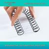Steel Wire Compression Spring, 1.2-50mm Diameter, Long, Thin & Durable, Yellow, 300 Available
