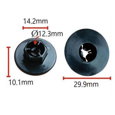 20Pcs Car Fender Liner Nut Grommet For Hyundai For Kia Auto Wheelhouse Mudguard Liner Nut Grommets Nylon