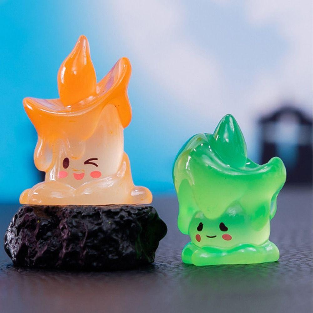 Colored Halloween Candle Figurine Resin Mini Mini Candle Ornament DIY Decorations Funny Candle Statue Holiday Party Decor