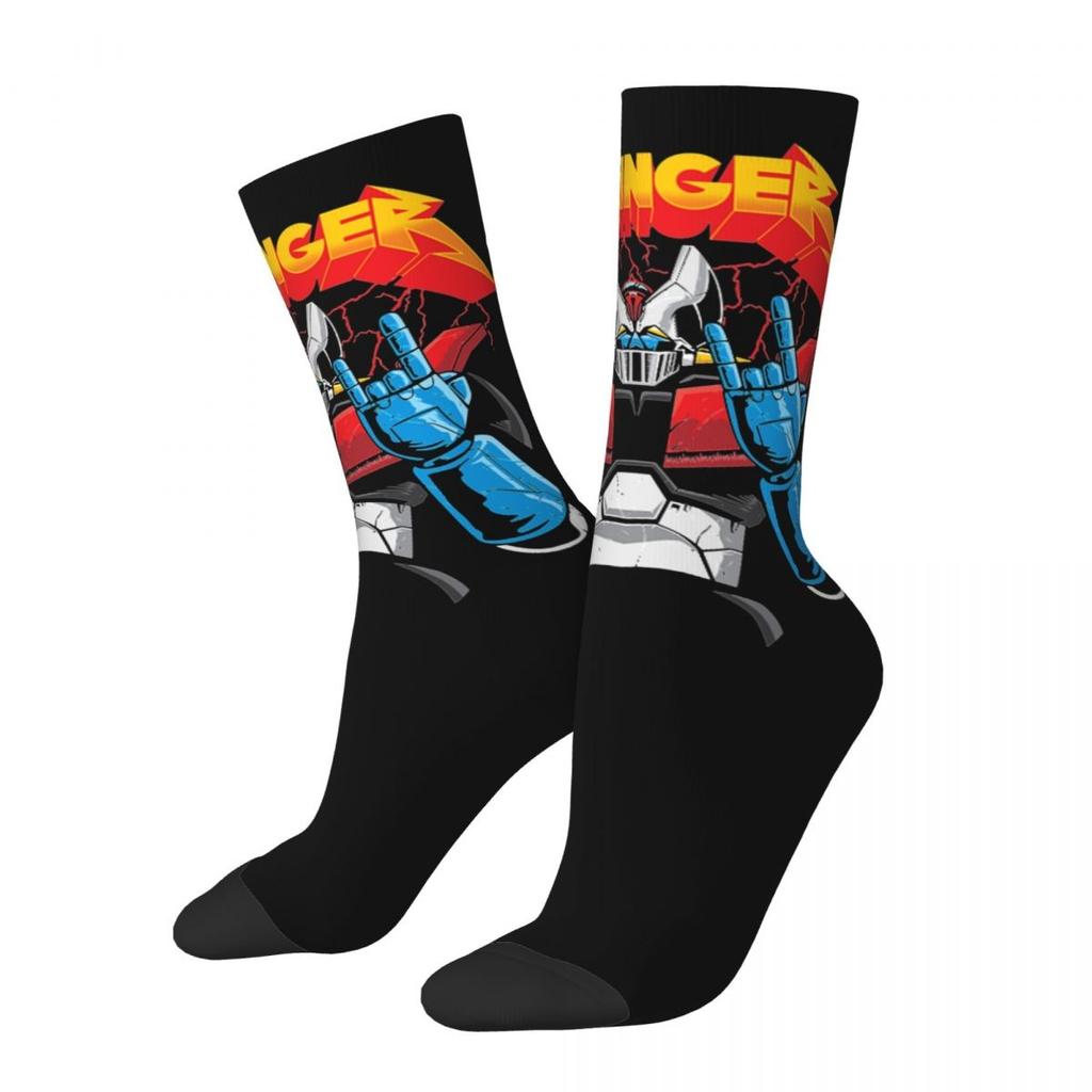 New Male Men Socks Casual Actarus Mazinger Z Manga Sock Robot Goldorak Grendizer Women's Stockings Spring Summer Autumn Winter