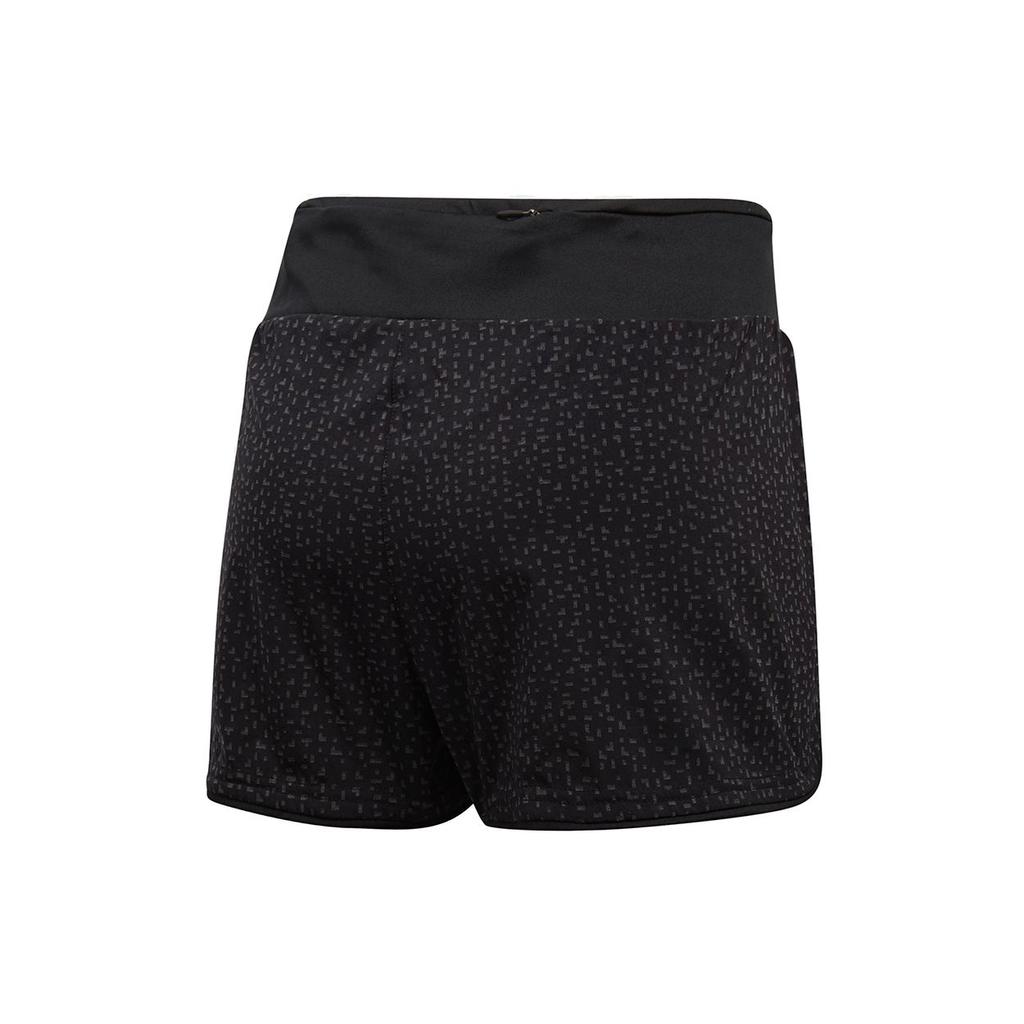 adidas Sn Glide Shorts Reflective Full Print Woven Running Women Shorts Black BR5920