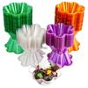 50 Pcs Transparent Ice Cream Bowls Disposable Dessert Serving Cups Flower-Shaped Sundae Cup  Bakery
