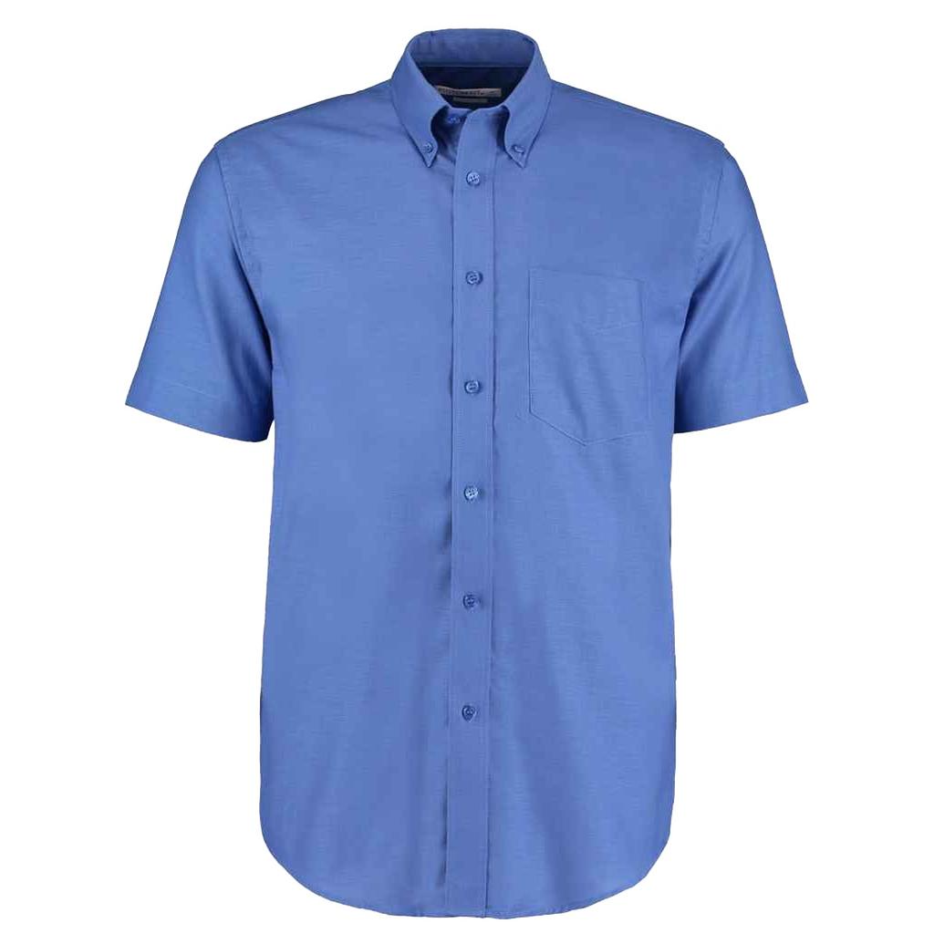 Kustom Kit Mens Oxford Classic Short-Sleeved Work Shirt