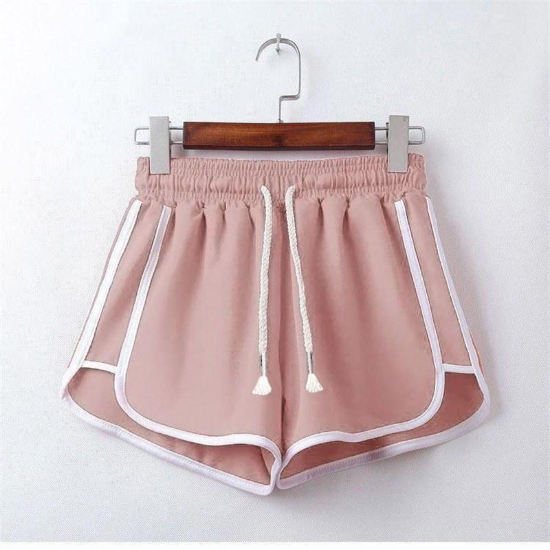 Women's High-Waisted A-Line Sports Shorts – Summer Thin, Three-Quarter Length, Slim, Loose, Casual Outerwear