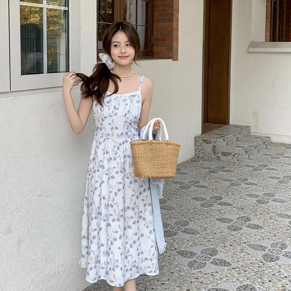 MIXMAX Casual Versatile Temperament Fashionable Age Reducing and Slimming Dress Two-Piece Set