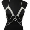 Sexy Luxury Rhinestone Body Chain Chest Chain Jewelry, Fashion Bikini Claw Chain Bra Nightclub Clothing