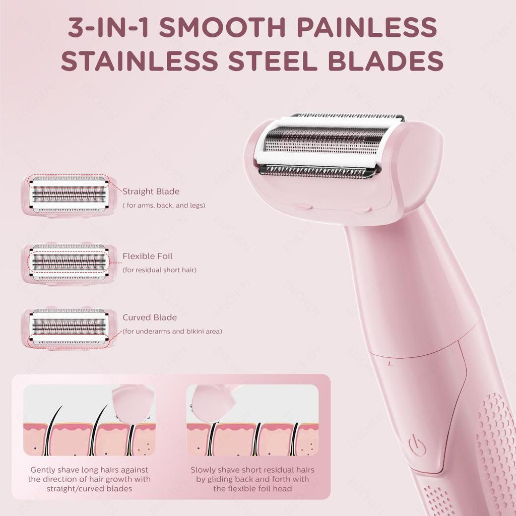 Xiaomi ENCHEN A2 Hair Trimmer For The Whole Body Type-C Fast Charge Body Trimmer for Women