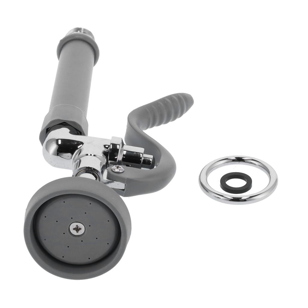Commercial Faucet Sprayer Assembly Stainless Steel High Pressure Rinse Faucet Spray Head Accessory Gray Kitchen Supplies