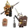 Mesa Redonda Medieval Cavaleiros se Reúnem Blocos de Montar Compatíveis Berserk Guts Quebra-cabeça Figuras de Ação Blocos de Construção Modelo Brinquedo Boneca Presentes