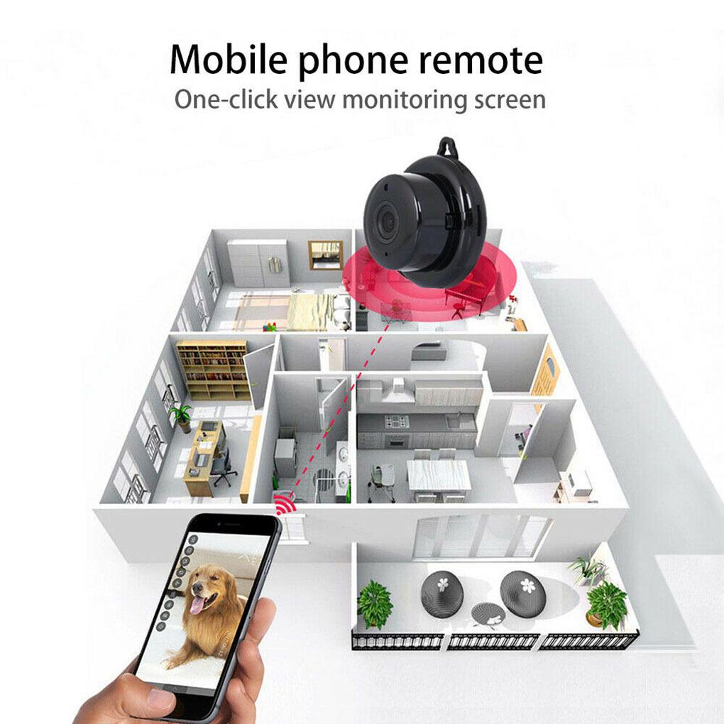 Wireless WiFi Camera, 1080P HD with Night Vision, Two-way Audio Communication, and Motion Detection