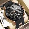 Top Brand Multi-function New Men's Watch Chronograph Luminous Quartz Fashion Watch