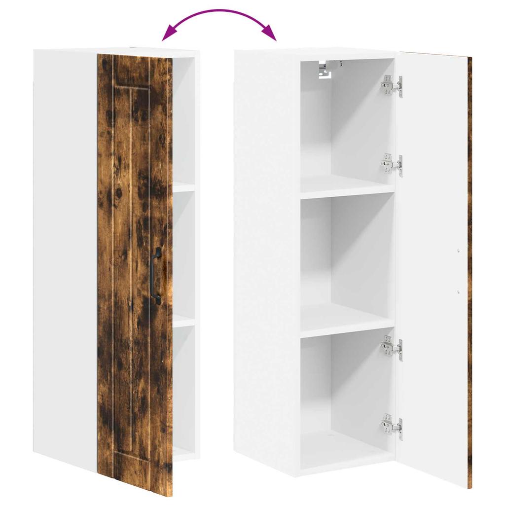 Wall Cabinet LUCCA Smoked Oak 30 X 31 X 100 Cm