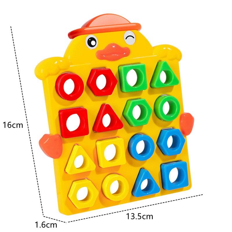 Baby Geometrical Color Shape Match Early Education Toys for 3-6 Years Old Toddler Parent-child Interaction Games Montessori Toys
