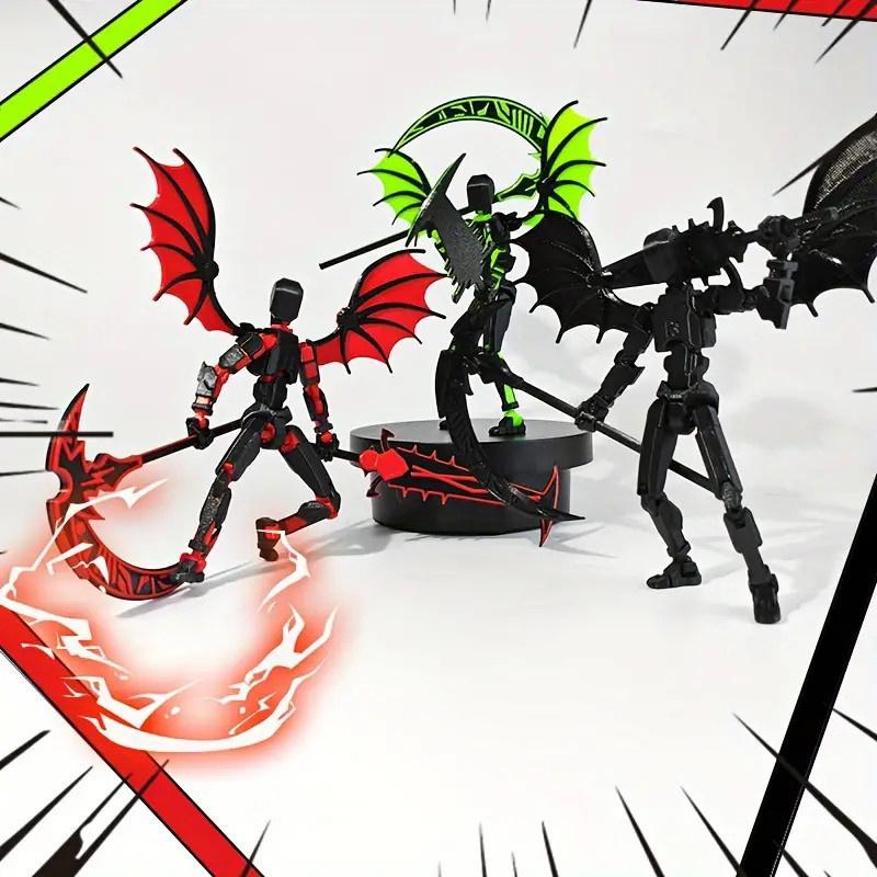 Desktop Decoration 3D Printed Robot Action Figure Shapeshift Robot Multi-Jointed Movable Robot Action Figures