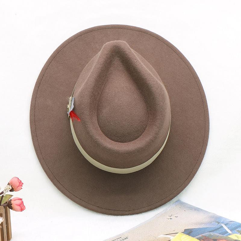 Hot Sale Wool Jazz Knight Hat Fashion Retro British Versatile Felt Hat