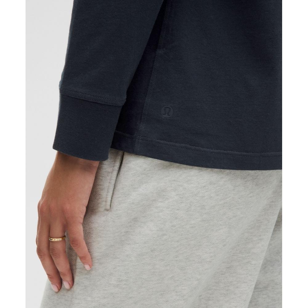 Lululemon All Yours Long Sleeve Shirt True Navy