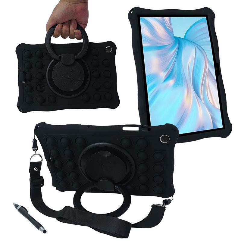 Compatible Rotating Silicone Case for 2023 Samsung A9 Tablet A9+, X110, X210 - Handheld Mouse Killer Model