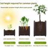 Garden And Balcony Large Veg Planting Box Assembled Reusable Square Flower Grow Pot Home Courtyard Planting Planters Equipment