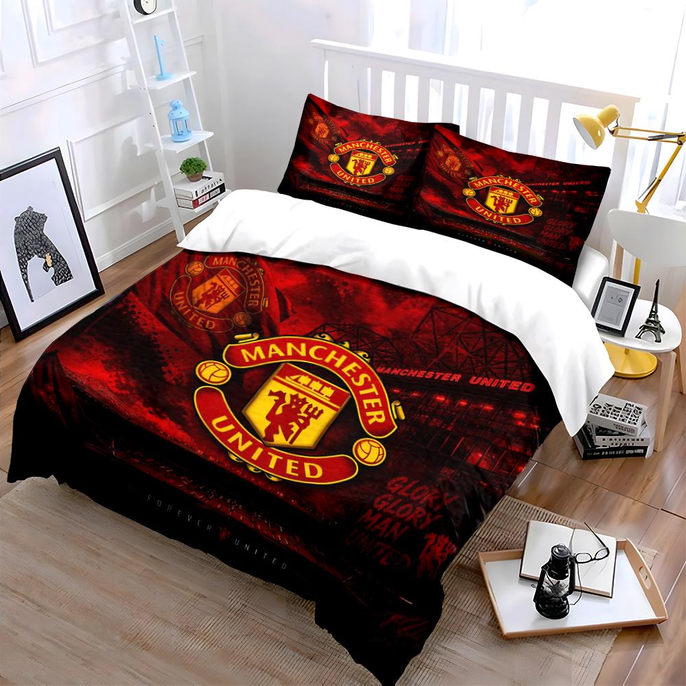 Yellow Soccer Bedding Set Bedding Duvet Cover Set Duvet Cover Pillowcases Home Decor (1 * Duvet Cover 2 * Pillowcases, without duvet insert)