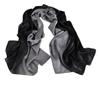 [BYSIFA] Long Satin Silk Scarf Winter Ladies Gradient Green Scarf Shawl Top Grade Brand Scarves Simple Plain Head Scarf 180*90cm