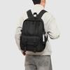 Waterproof Nylon Backpack Men Women Fashion Casual School Travel Bag with Multiple Pockets and Adjustable Straps