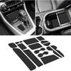 SENSHINE 3D Cup Holder Ert For Toyota Rav4 Accessories - 2024 2025 Center Console Liner Door Pocket Mats Non-Slip Anti Dust Pad Premium Interior 16