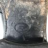 Ainsley Blake 1864 England Vintage Goodyear Leather U-Tip 9.5 28.0 Black Dress Shoes(USED)