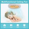 LED Ceiling Fans LED Light Ceiling Fan With Remote Control Wide-Angle 360-Degree Rotating Home Supplies For Kitchen Bathroom