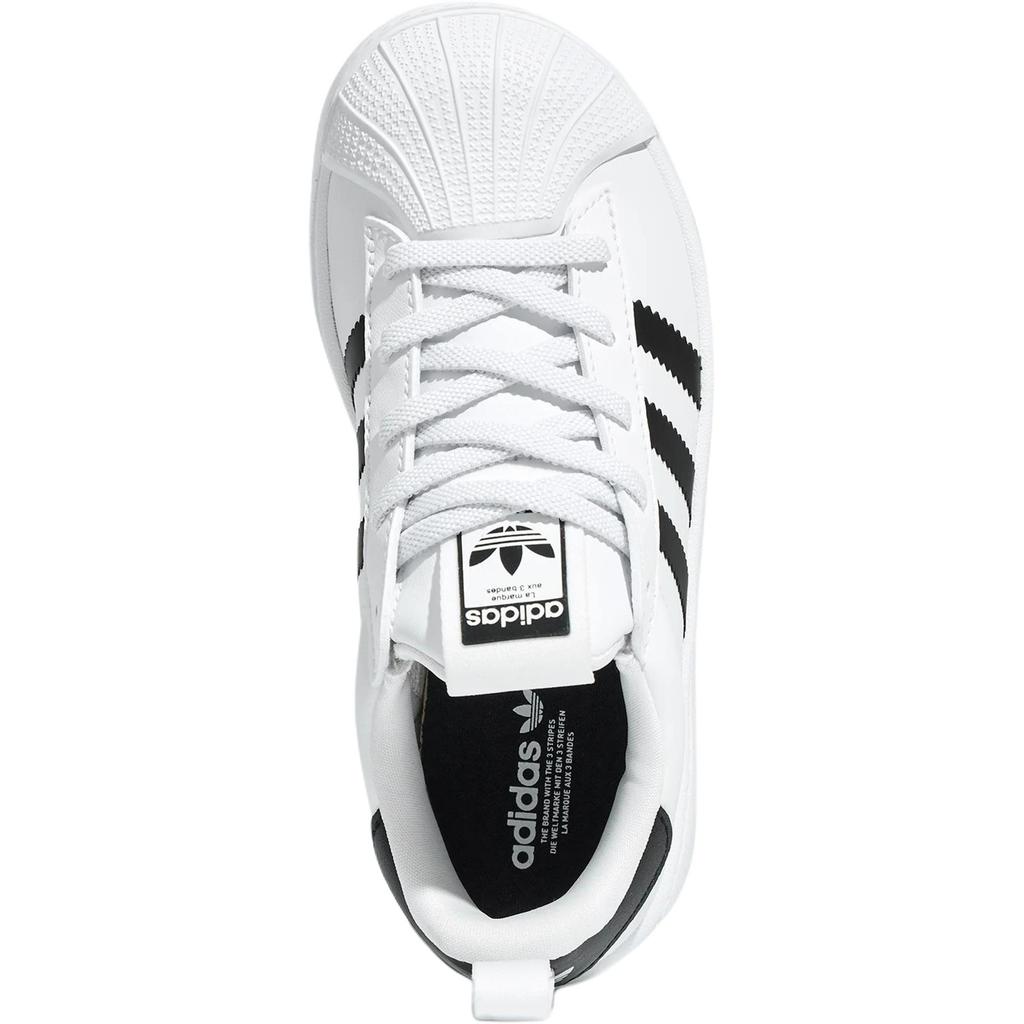 adidas Originals Superstar Quickon Classic Shell Toe Low Top Kids Sneakers Kids Sneakers White LC1040