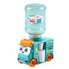 Kids Water Dispenser Bus Shaped Toy with Removable Bottle and Cup Cartoon Design for Home School Playroom Use