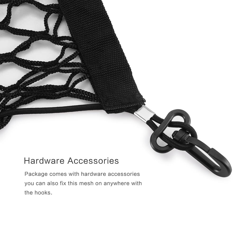 Qiilu Car Trunk Side Luggage Elastic Storage Net Mesh Pocket Organizer 4525cm Qiilu Car Trunk Side Luggage Elastic Storage Net Mesh Pocket Organizer 4525cm