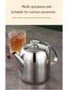 Stainless Steel Teapot: Multipurpose Kettle and Oil Pot with Filter for Home and Commercial Use (Available In 20/32/48/70 Oz Sizes)