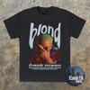 Frank Ocean Blond Album T Shirt Unisex WOMEN Vintage Tracklist Print Tee Casual Short Sleeve Unisex Streetwear Cotton Tops