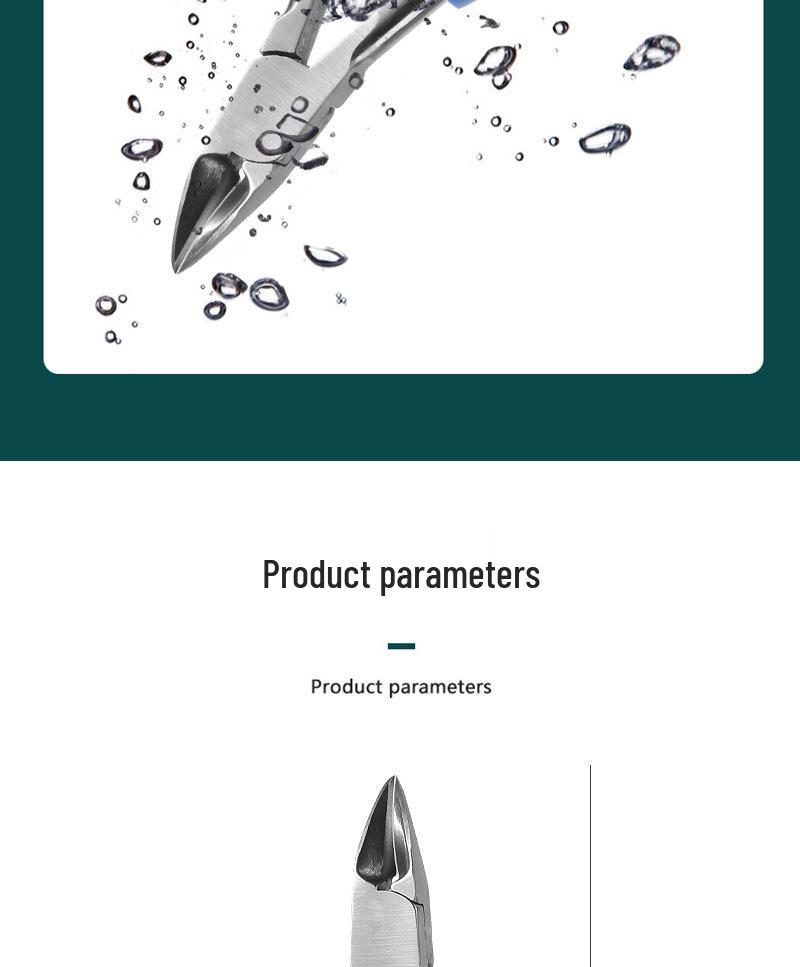 Stainless Steel Multifunctional Nail Care Kit: Eagle Beak Pliers, Cuticle Scissors, Nail Clippers, Ingrown Nail Pliers