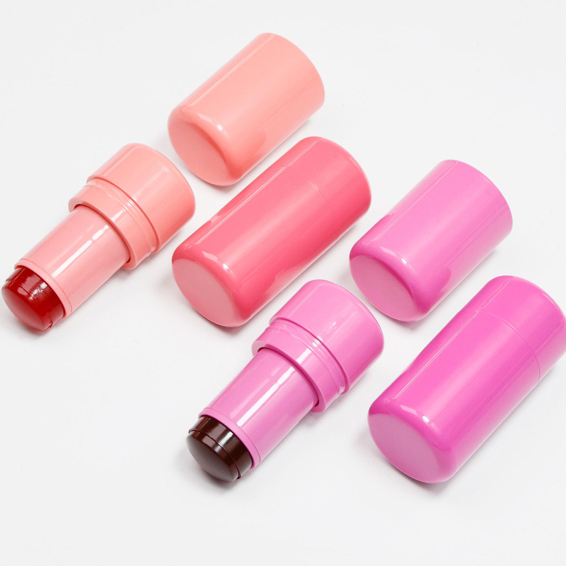 

Dual-Use Blush and Lipstick Stick: Creamy Rouge & Shimmer Gloss
