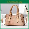 Elegant Crocodile Print Medium Sized Pillow Bag Ideal For Daily Casual Use