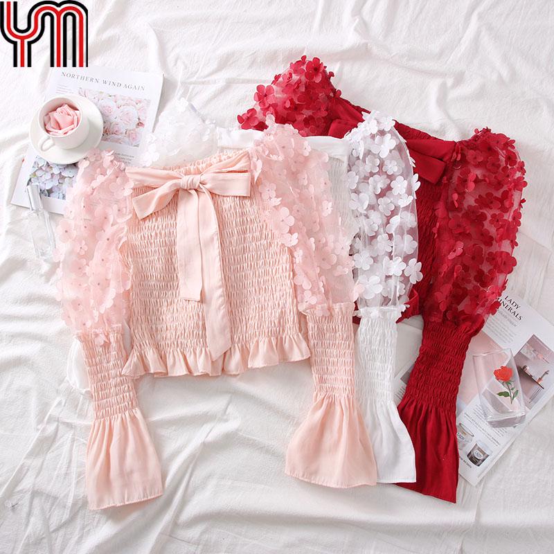 3d floral blouse Clearance