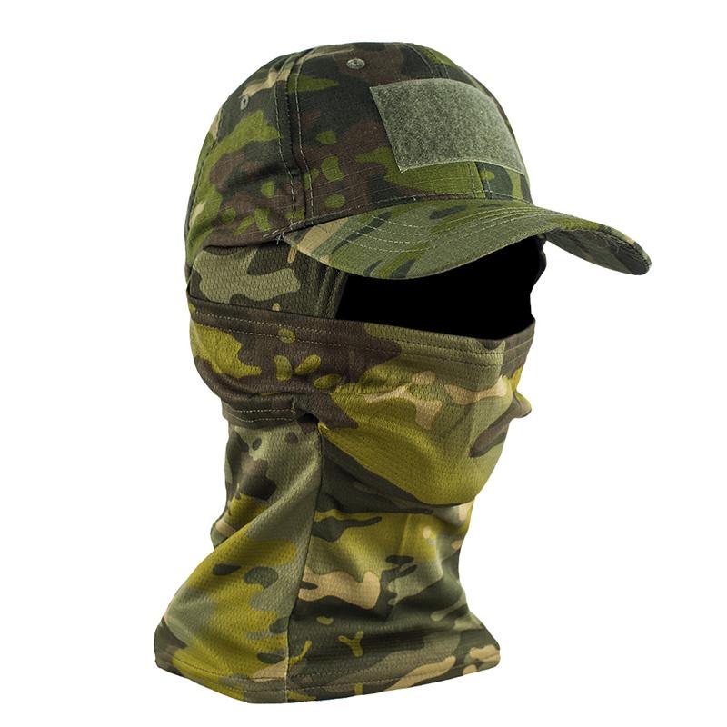 Russian Tactical Camouflage Mask Hat Baseball Cap Beanies Military Army Skullies Unisex Hip Hop Knitted Cap Elastic Outdoor Cap