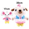 Peluche Cartone Animato Chip e Patata Cane Carlino Carino Giocattolo Peluche Topo Animale di Peluche Figura Morbida Peluche Regali di Compleanno Educativi per Fan