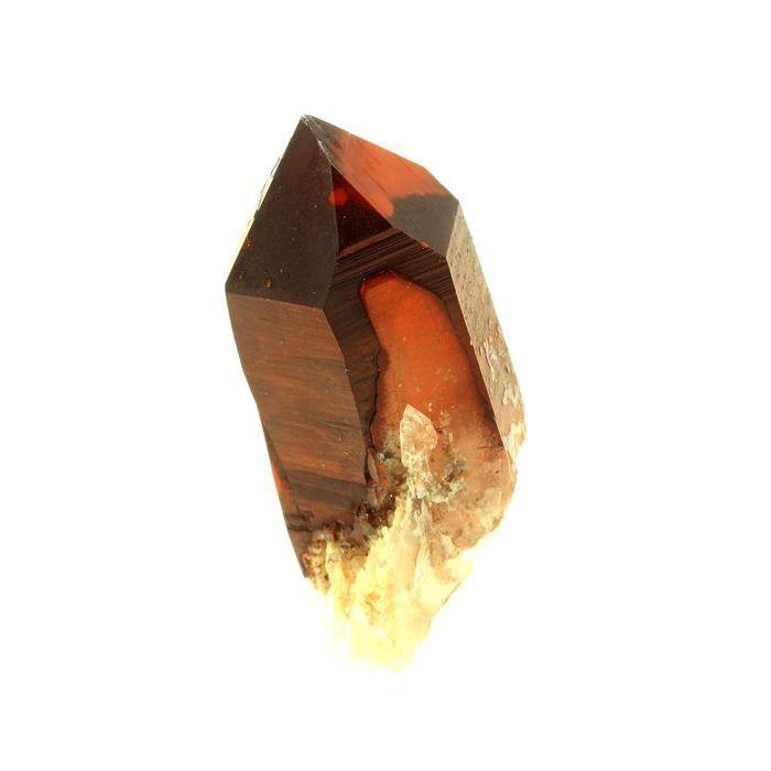Pierres et Minéraux. Quartz rouge. 422.0 ct. Orange River, Warmbad, Namibie.