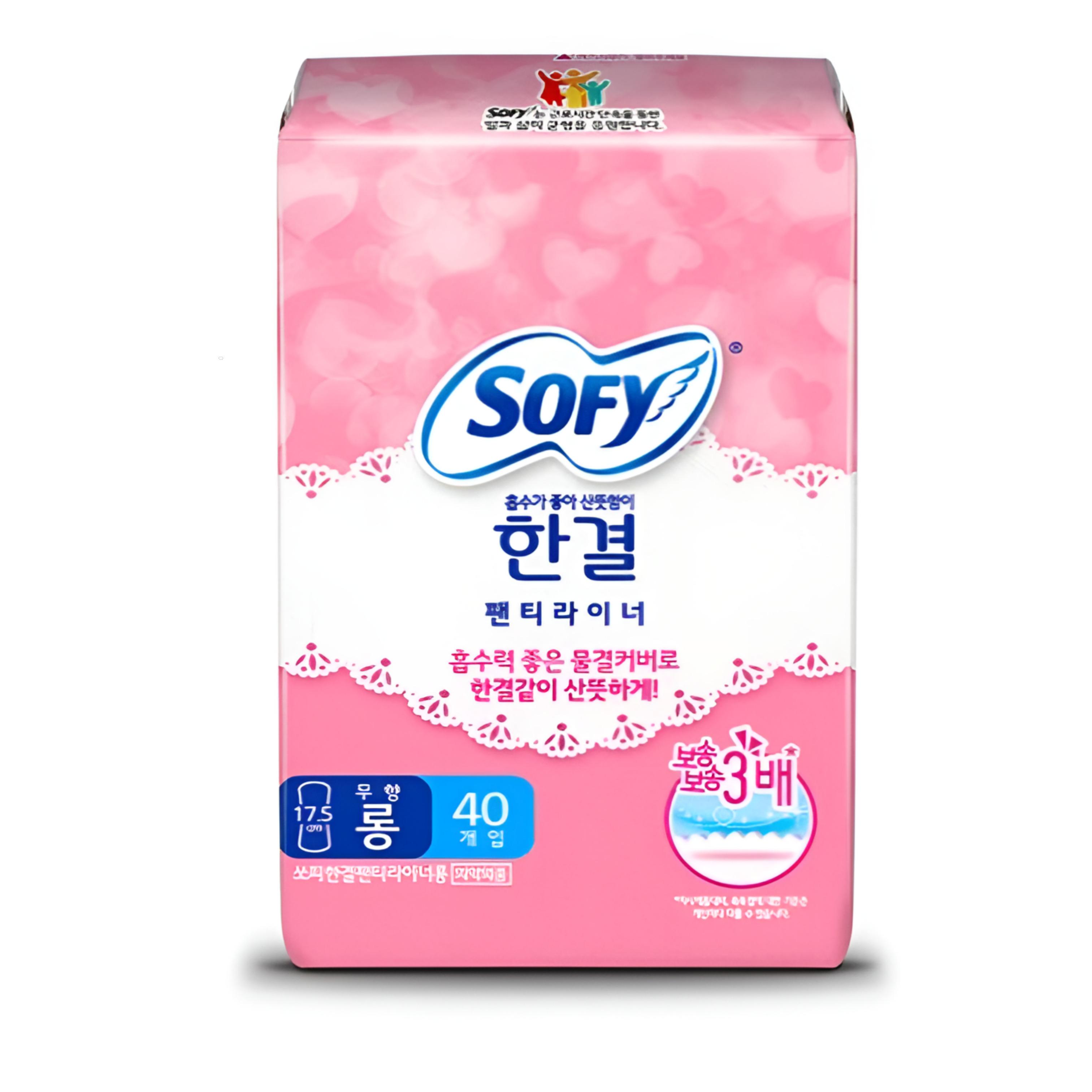 Sofy Hangeul Pantyliner Long 17.5cm 40 Sheets