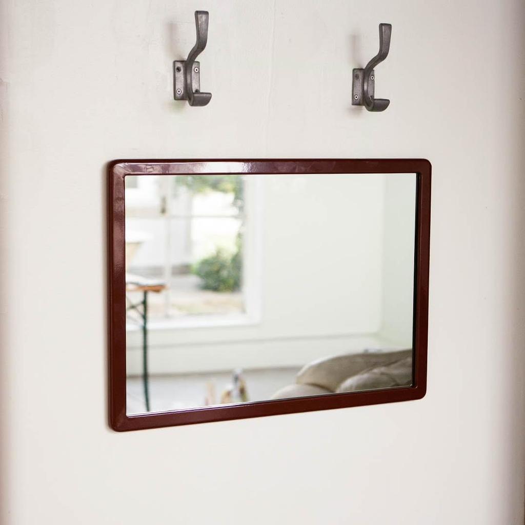 Dulton Wall Large Brick Brown Mirror, Size,