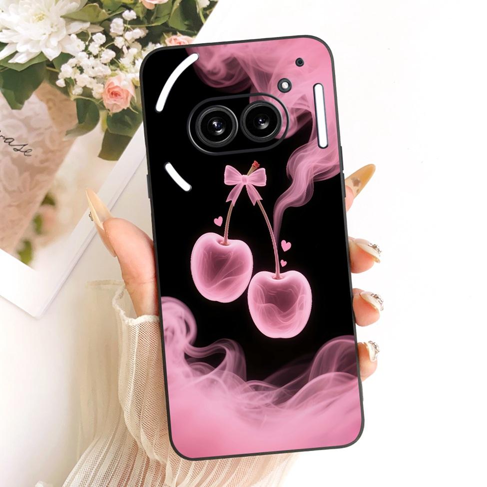 Cover For Nothing Phone 2a Case A142 Silicone Cute Cat Fashion Butterfly Funny Painted Casing For Nothing Phone (2a)