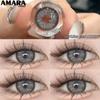 AMARA  Colored Contacts Lenses Brown Lenses Purple Lens Natural Look Cosmetics Colored Pupils Eyes Color Lens Soft High Quality