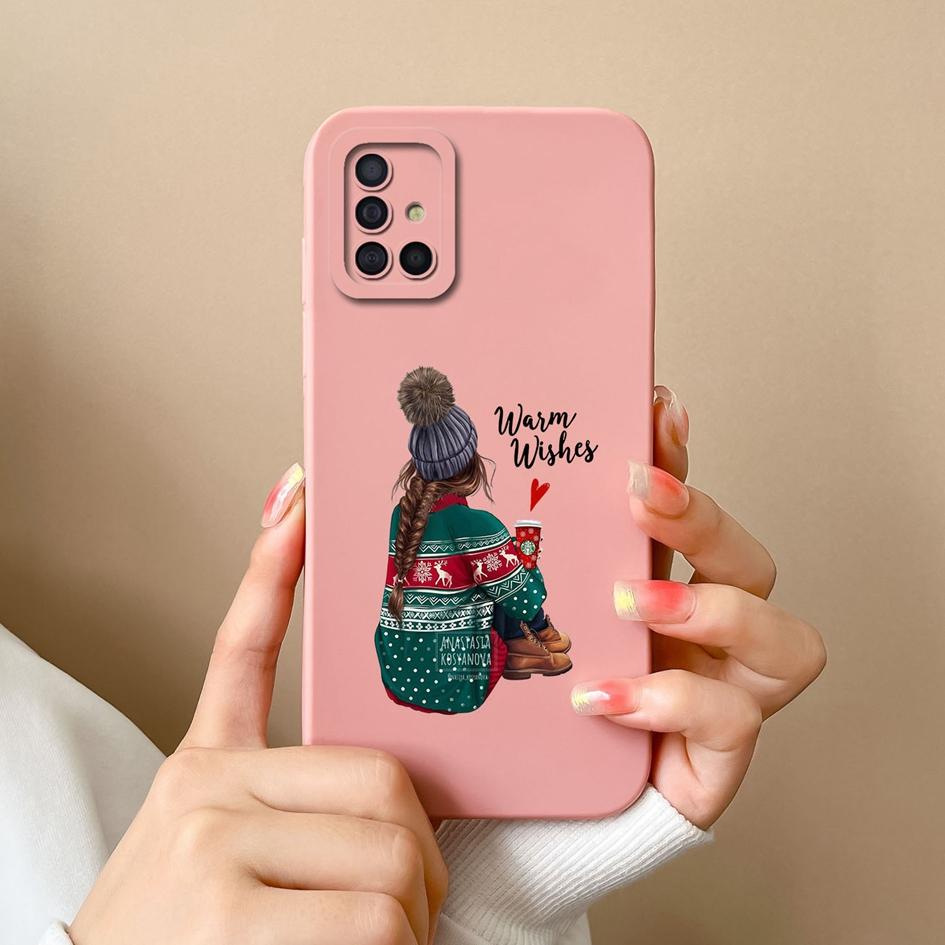 Phone Case For Samsung A51 A71 A 51 Cover Fashion Design Shockproof Matte Liquid Silicone Soft Bumper For Galaxy A 71 A31 Fundas